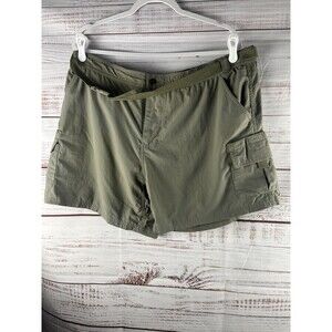 GUIDE GEAR Mens Camouflage Camo Green Cargo Sweat Shorts Size XL
